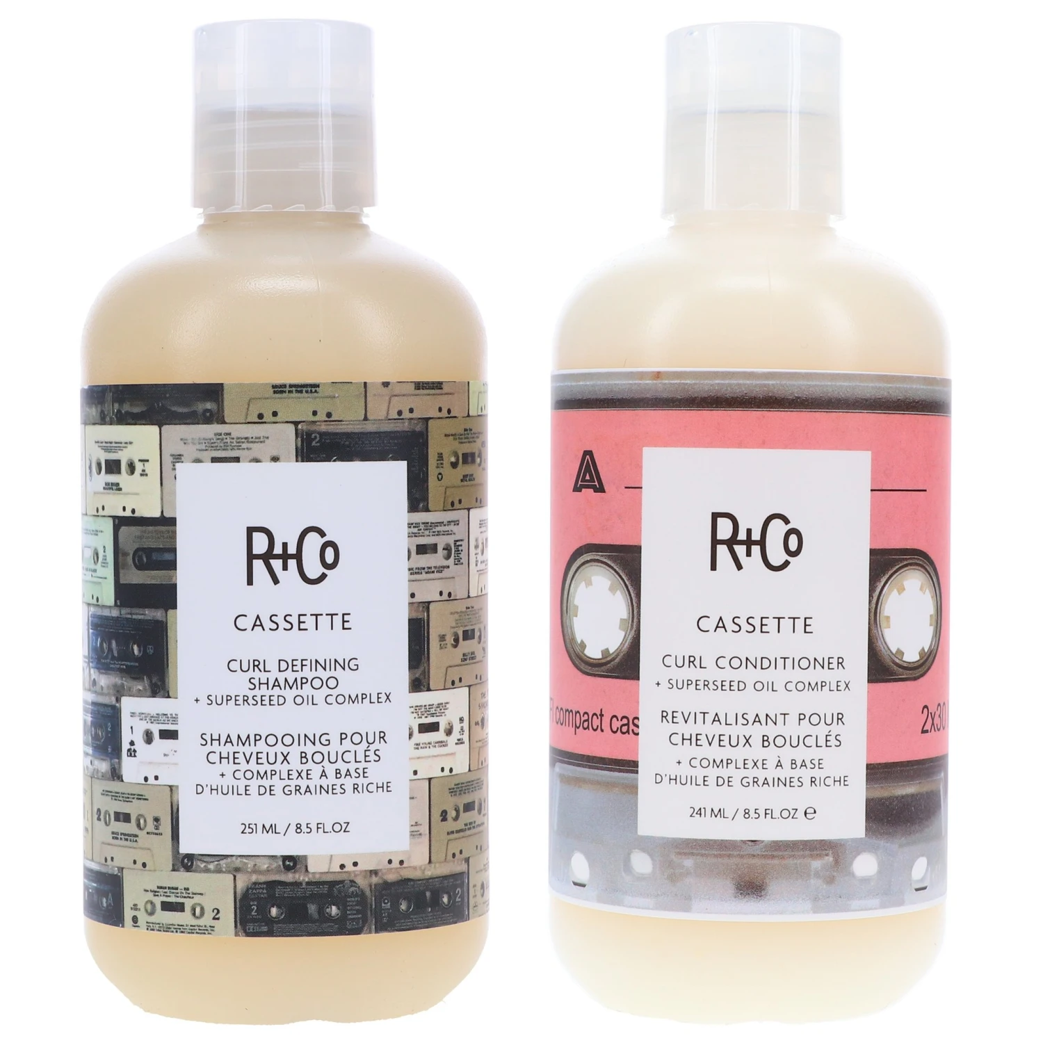Simple R+CO Cassette Curl Shampoo 8.5 Oz & Cassette Curl Conditioner 8.5 Oz Combo Pack 3 Simple R+CO Cassette Curl Shampoo 8.5 Oz & Cassette Curl Conditioner 8.5 Oz Combo Pack