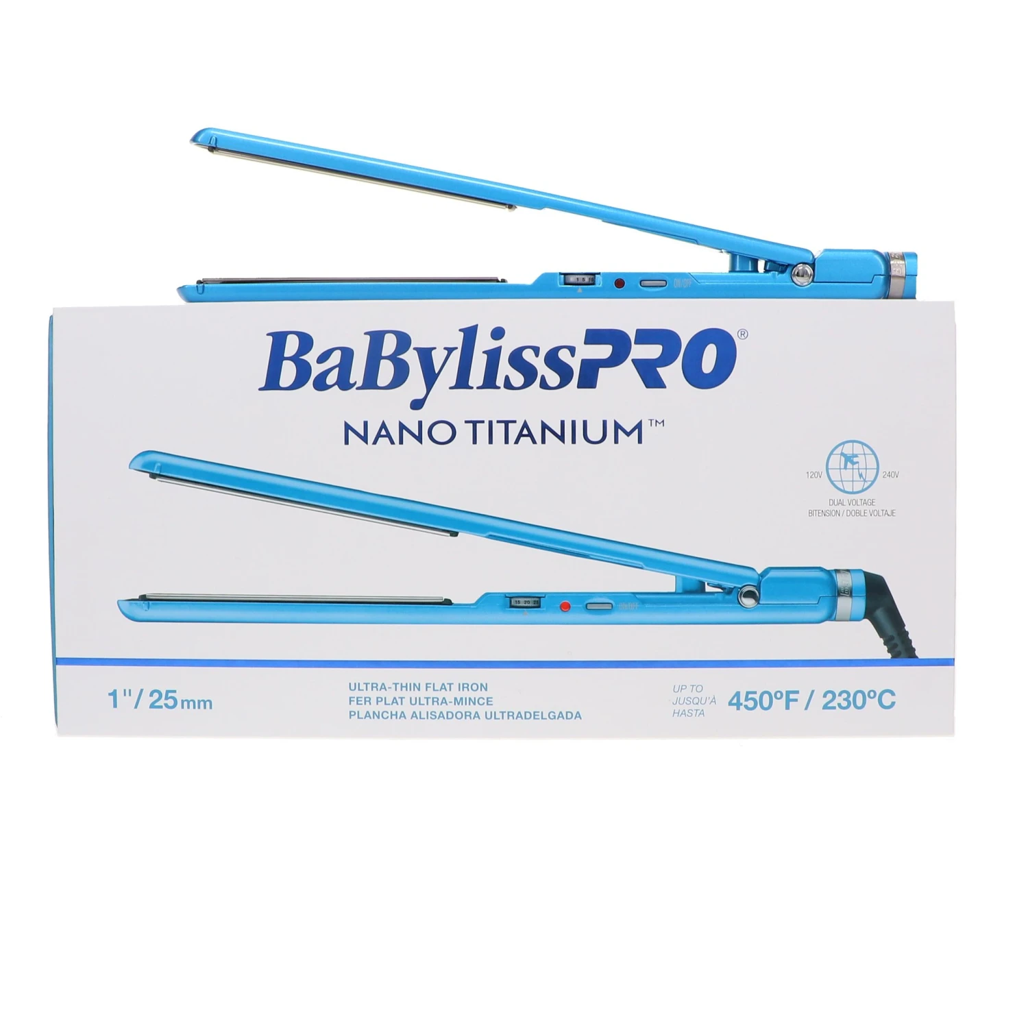 Simple BaBylissPRO Nano Titanium-Plated Ultra-Thin Straightening Iron 1 Inch 7 Simple BaBylissPRO Nano Titanium-Plated Ultra-Thin Straightening Iron 1 Inch - Image 5