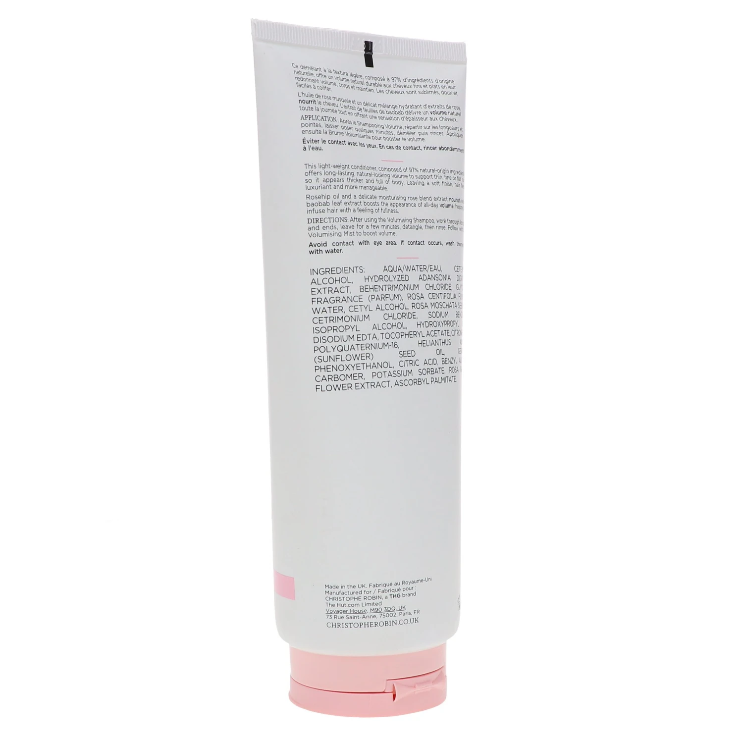 Simple Christophe Robin Volume Conditioner With Rose Extracts 8.33 Oz 6 Simple Christophe Robin Volume Conditioner With Rose Extracts 8.33 Oz - Image 4
