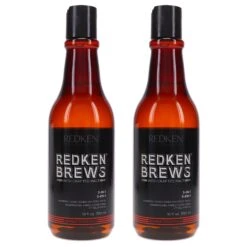 Simple Redken Brews 3-in1 Shampoo, Conditioner And Body Wash 10.1 Oz 2 Pack