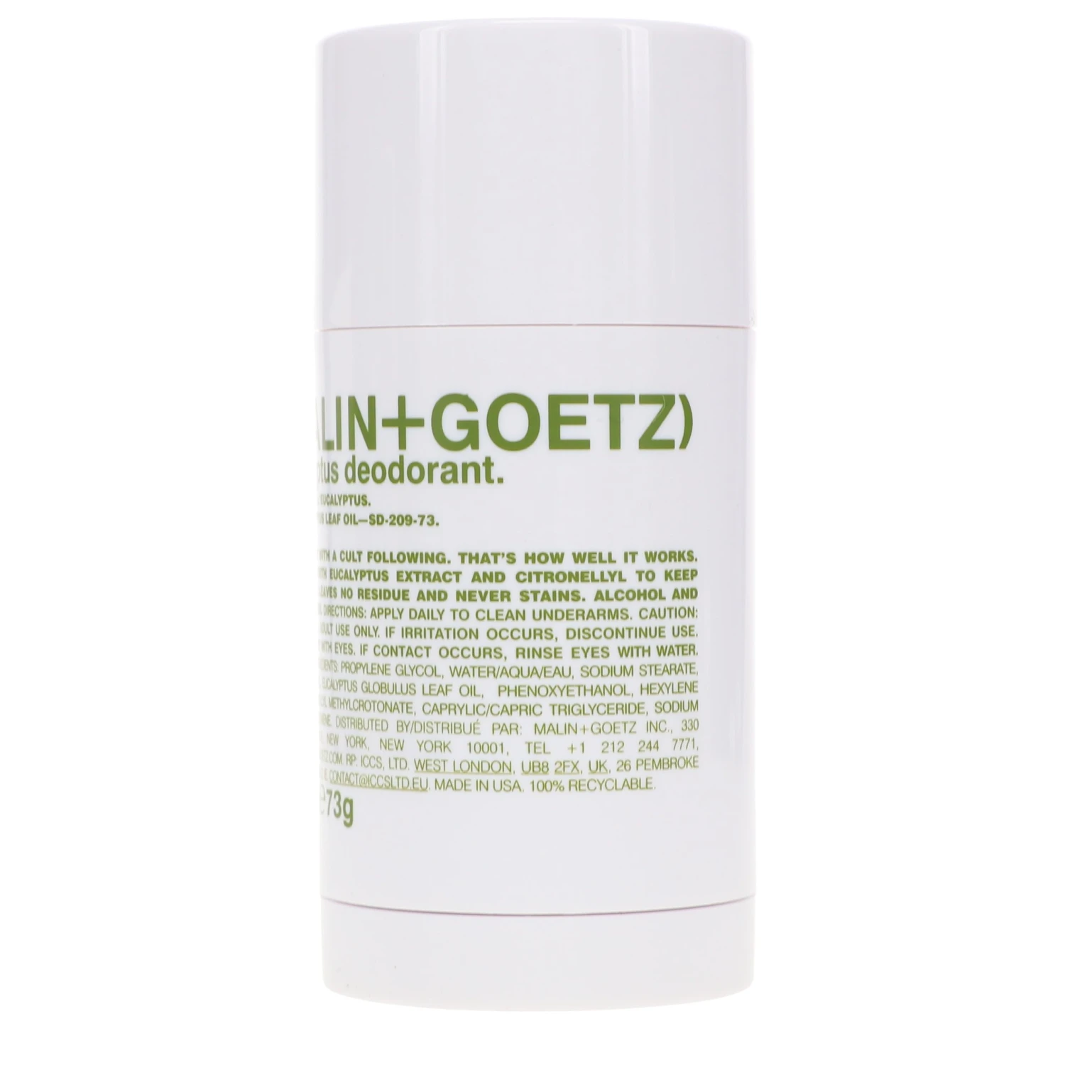 Simple Malin+Goetz Eucalyptus Deodorant 2.6 Oz 4 Simple Malin+Goetz Eucalyptus Deodorant 2.6 Oz - Image 2
