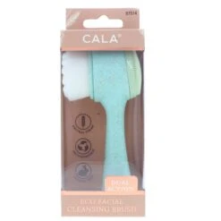Simple CALA Dual Action Facial Cleansing Brush Sage