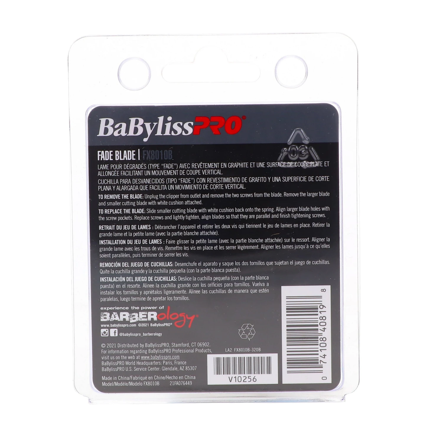 Simple BaBylissPRO Replacement Graphite Fade Blade 6 Simple BaBylissPRO Replacement Graphite Fade Blade - Image 4