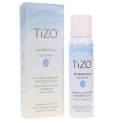 Simple TIZO SheerFoam SunScreen Non-tinted SPF 30 3.5 Oz -Laladaisy Trendy w2048h2048fitcrop 588