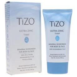 Simple TIZO Age Defying Fusion Tinted Ultra Zinc Body & Face Sunscreen SPF 40 3.5 Oz -Laladaisy Trendy w2048h2048fitcrop 604