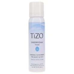 Simple TIZO SheerFoam SunScreen Tinted SPF 30 3.5 Oz